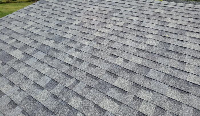 new gray roof